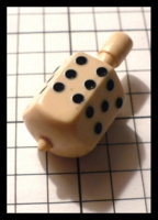 Dice : Dice - Dreidel - Ivory with Pips - Ebay May2012